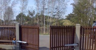Купить распашные ворота из штакетника Канаш, цена от 2784 руб.